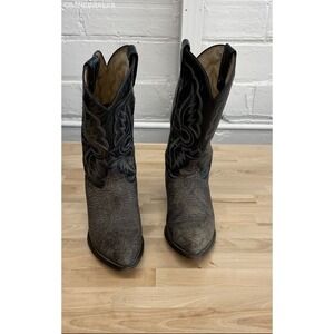 Tony Lama 6252 Shrunken‎ Shoulder Leather Cowboy Western Boots - Size 8.5D